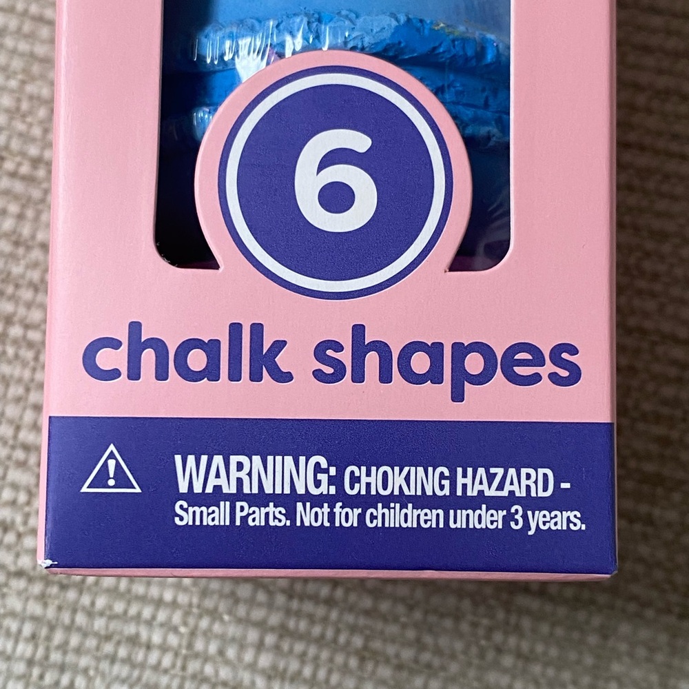 Colorful Macaron Chalk Set 6pc - Picture 4 of 4